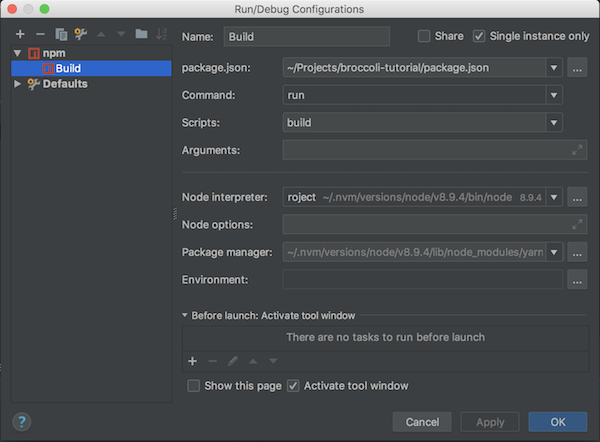 intellij debug window